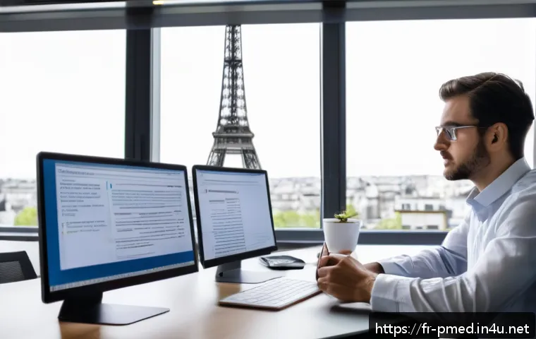 예방의학 연구 논문 작성법 - A professional scientific article writing scene in a bright, modern office setting, featuring a focu...